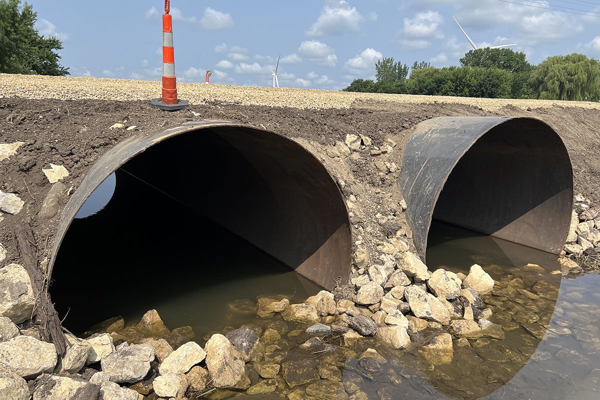 Erman Corp Tank Car Culvert Crossing