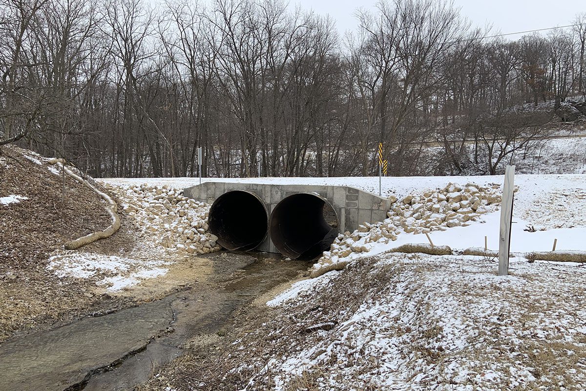 Erman Corp Tank Car Culvert Crossing