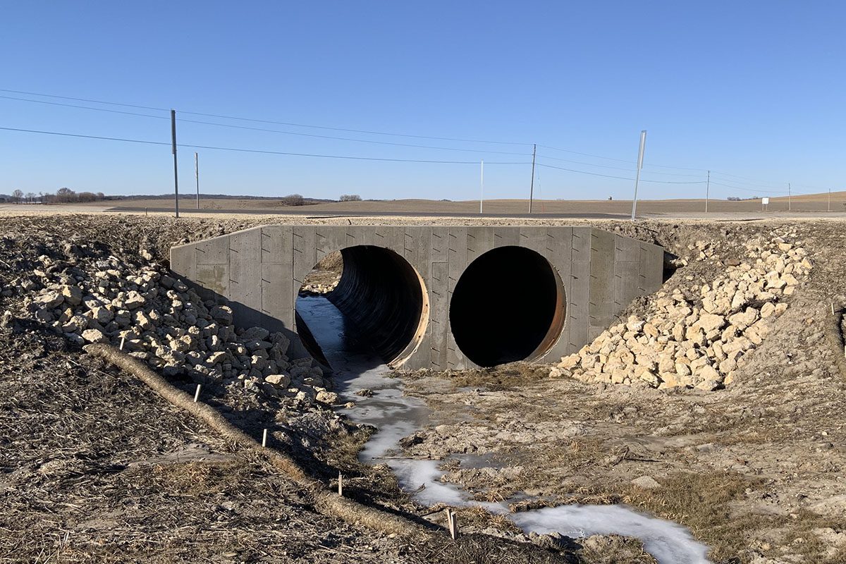 Erman Corp Tank Car Culvert Crossing