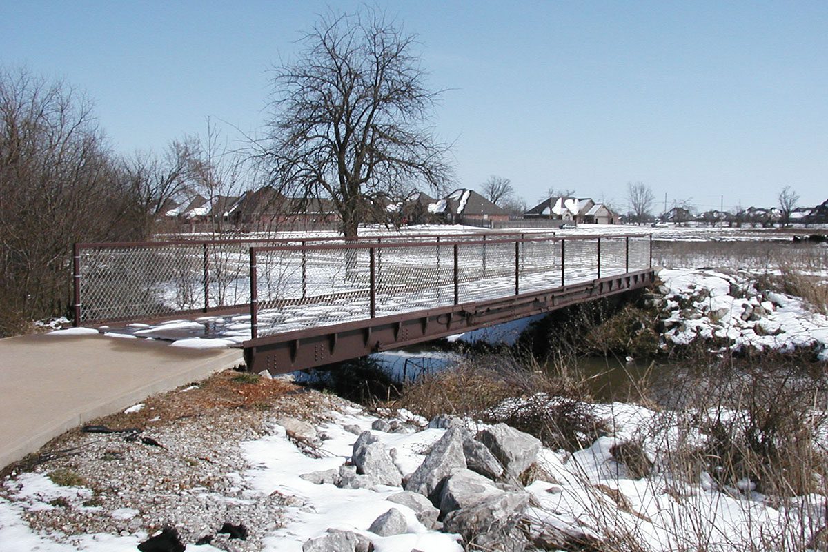 Erman Corp Flat Car Pedestrian Bridge Deck